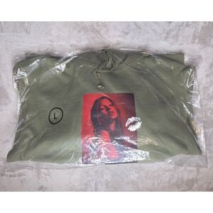 Supreme Kate Moss Hoodie Sweatshirt Men's Large Light Olive FW24 NWT